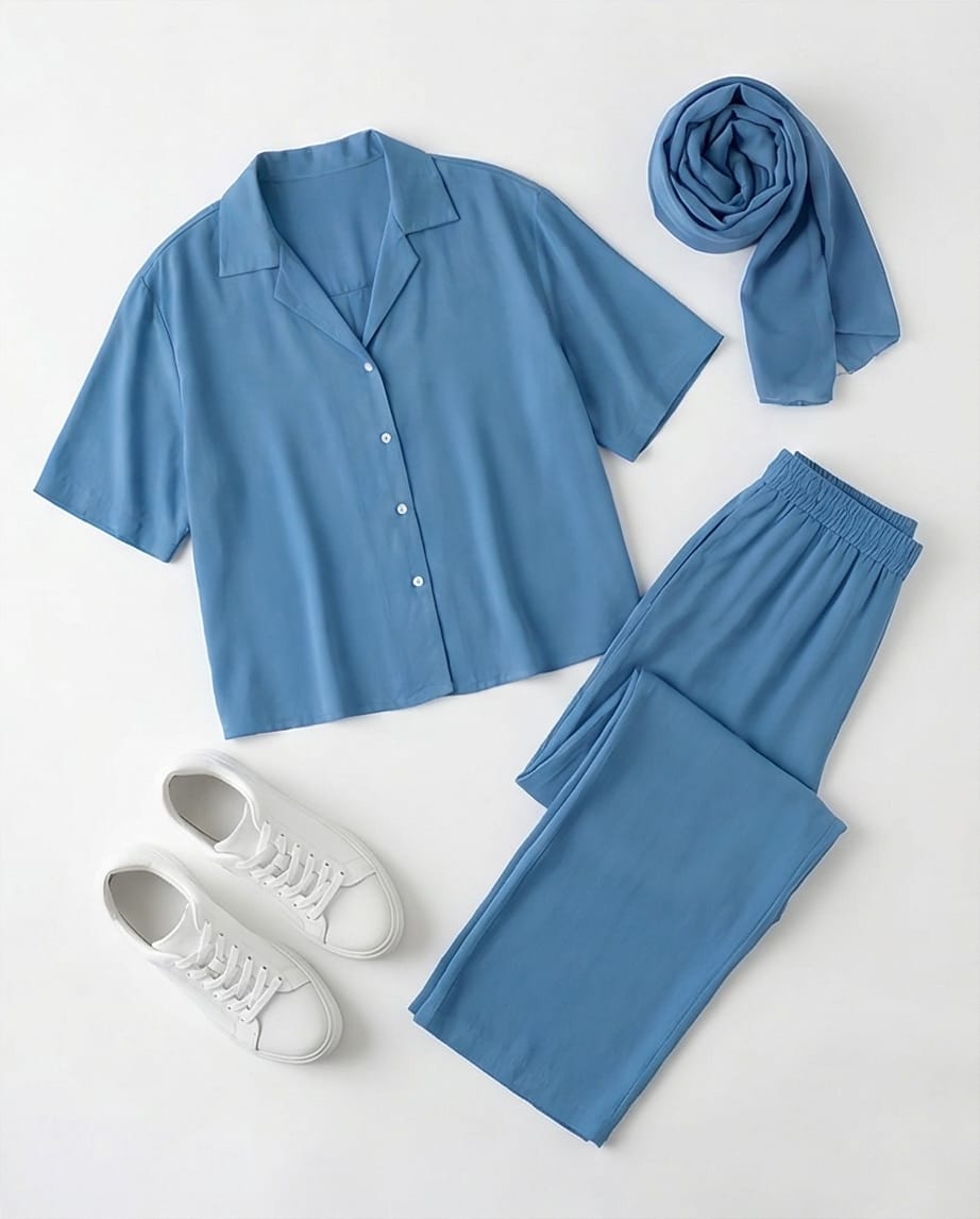 Hose mit Bluse - Basic