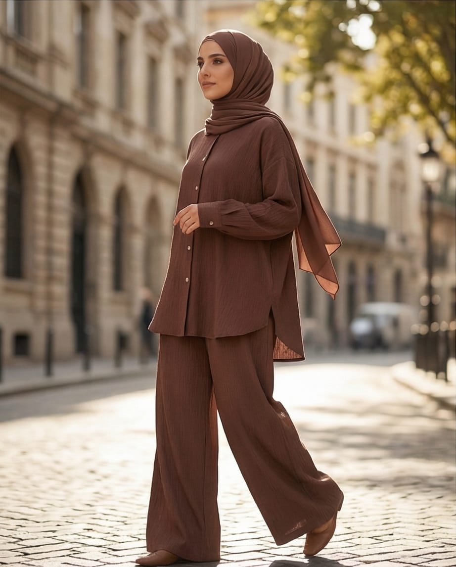 Leinen-Set: Tunika & Hose