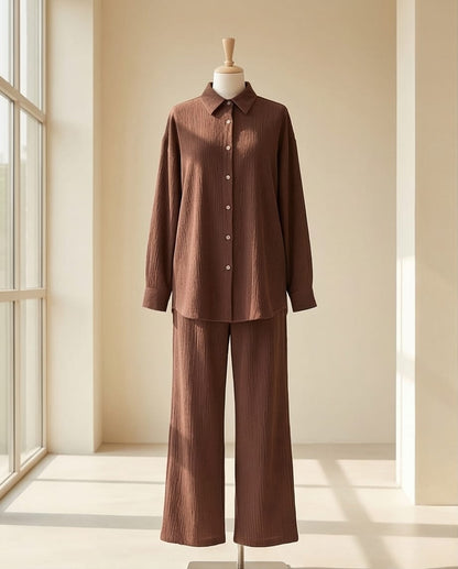 Leinen-Set: Tunika & Hose